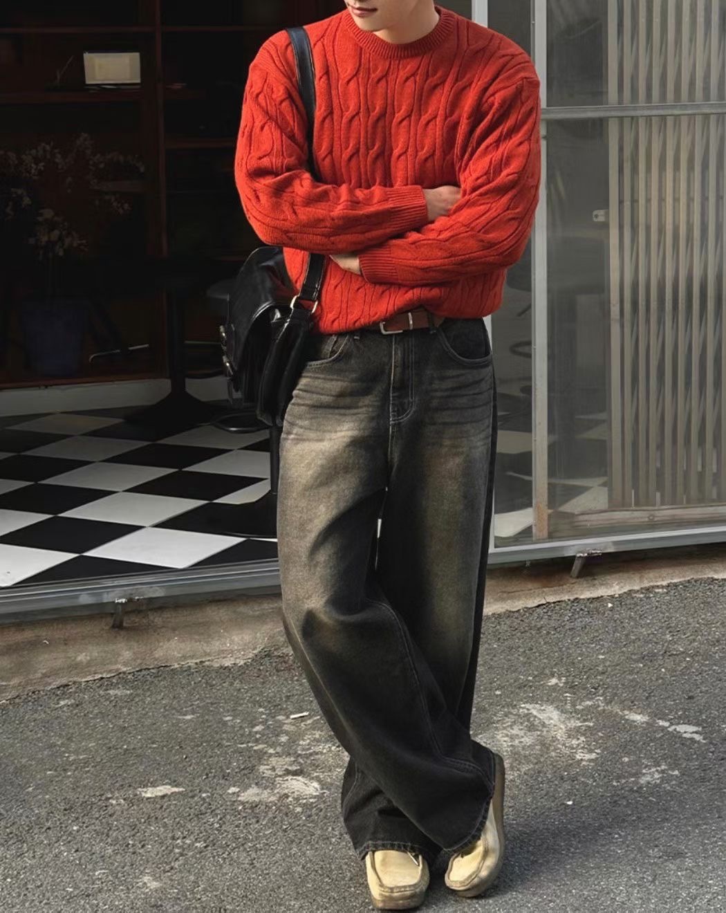 【預購】秋冬必備麻花針織衫 質感百搭 圓領