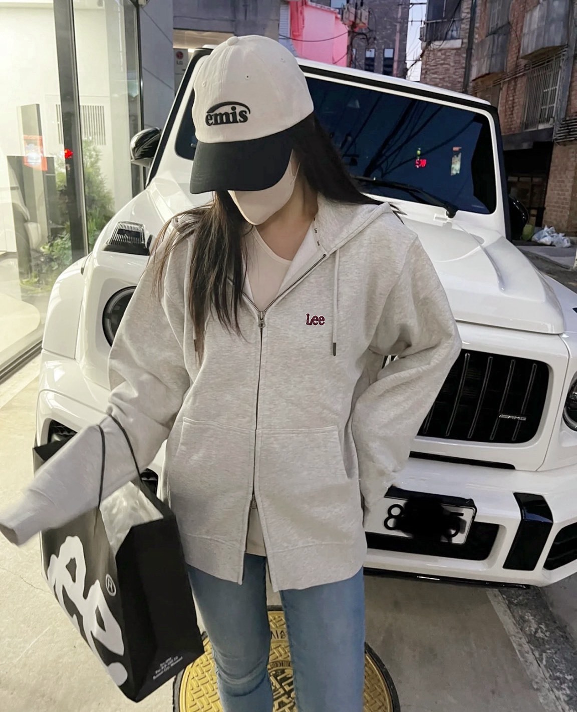 <快速出貨> Lee 無內刷毛雙拉鍊外套 四色