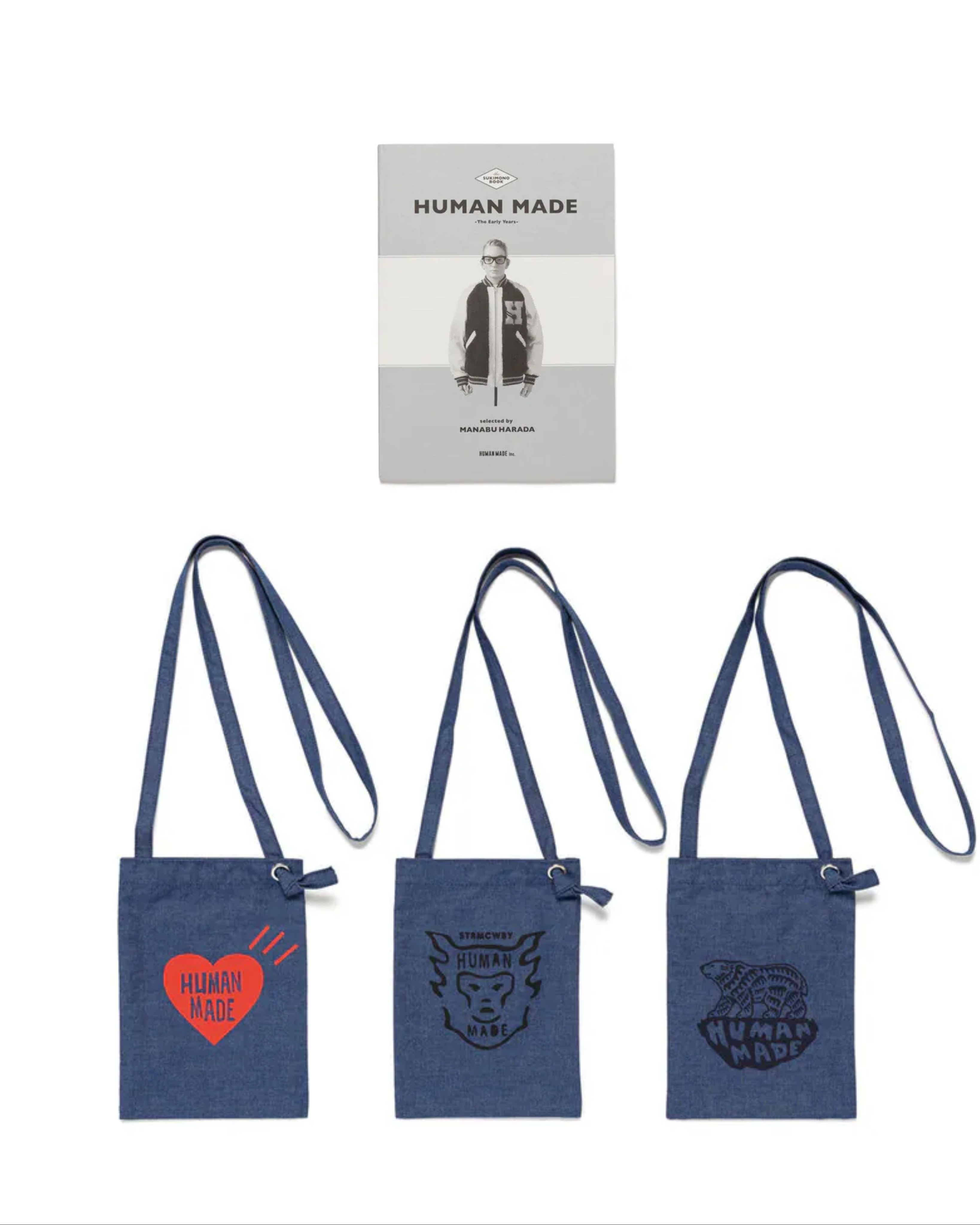 2025AW HUMAN MADE THE SUKIMONO BOOK HUMAN MADE THE EARLY YEARS 收藏書 側背包 HM29GD114
