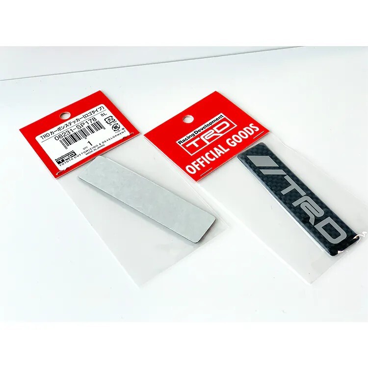 TRD CARBON 貼紙 85x20mm 08231-SP178