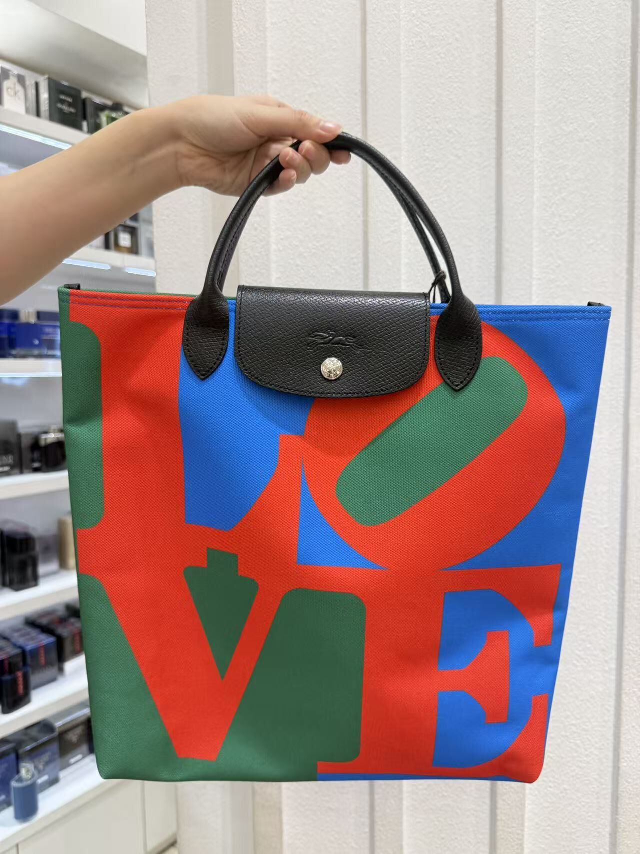 0601ST53-STOCK-MISC-Longchamp handbag [LOVE藍綠紅色] (K16)
