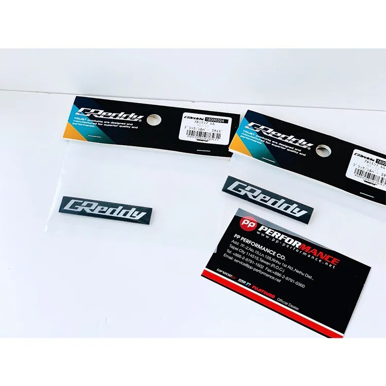 TRUST GReddy 銘牌貼紙