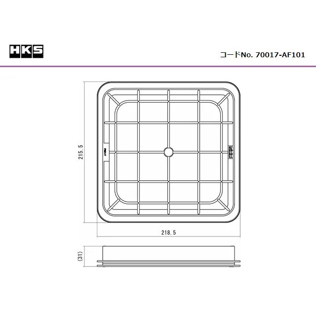 HKS SUPER AIR FILTER 空氣濾芯 70017-AF101 SUBARU FORESTE