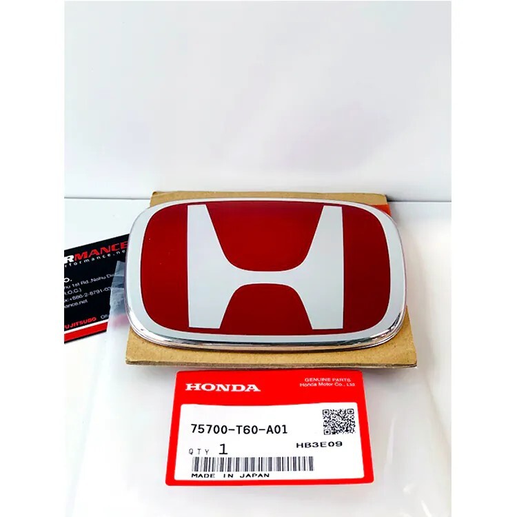 HONDA 日規原廠 紅H廠標 75700-T60-A01