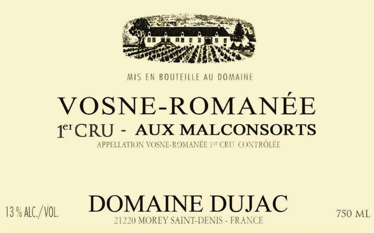 Dujac Vosne Romanee 1er Cru Aux Malconsorts 2019 (BH95)
