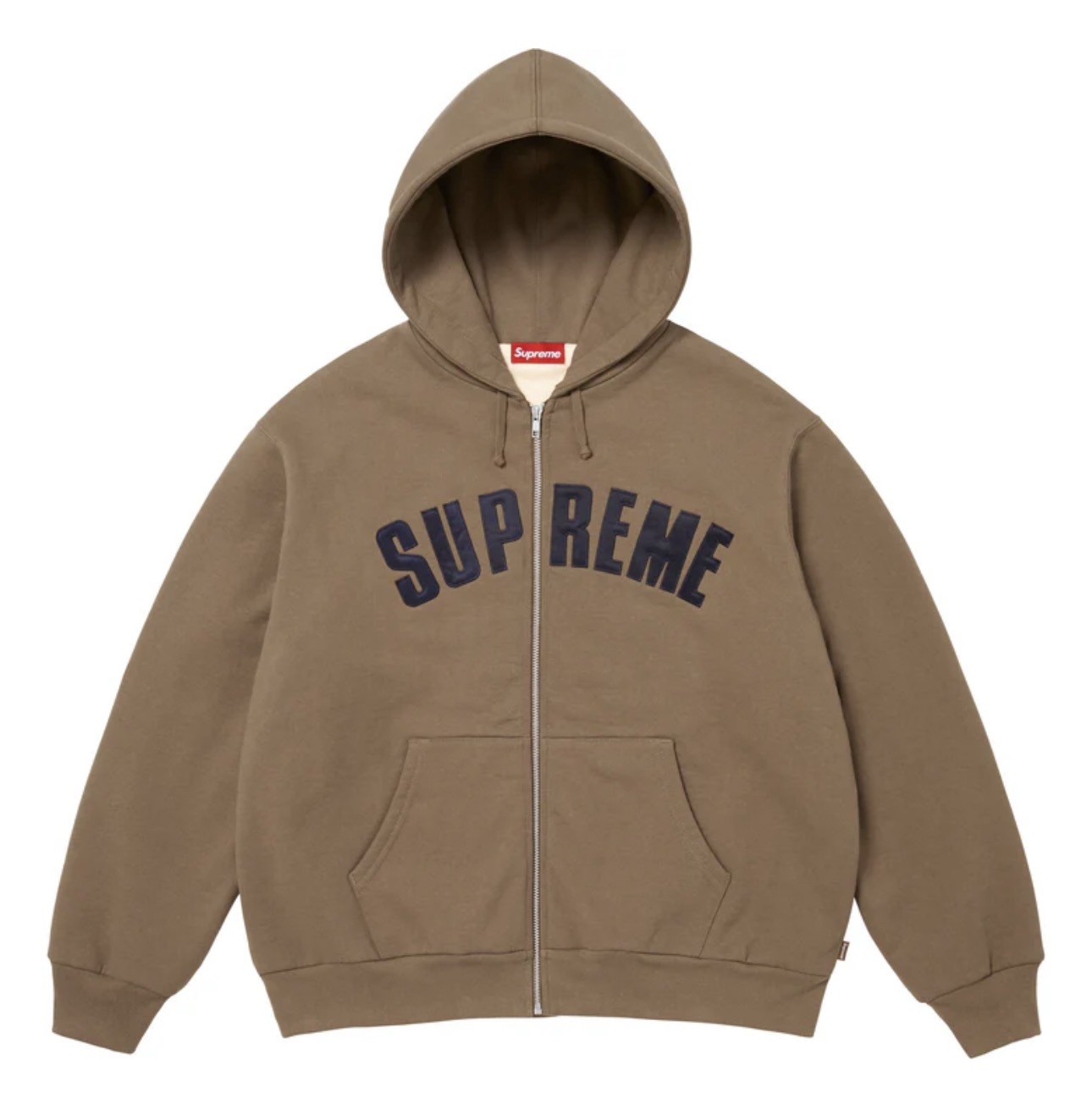 現貨┃Supreme 25FW Arc Thermal Luned Zip Up Hoodie Sweatshirt 連帽外套