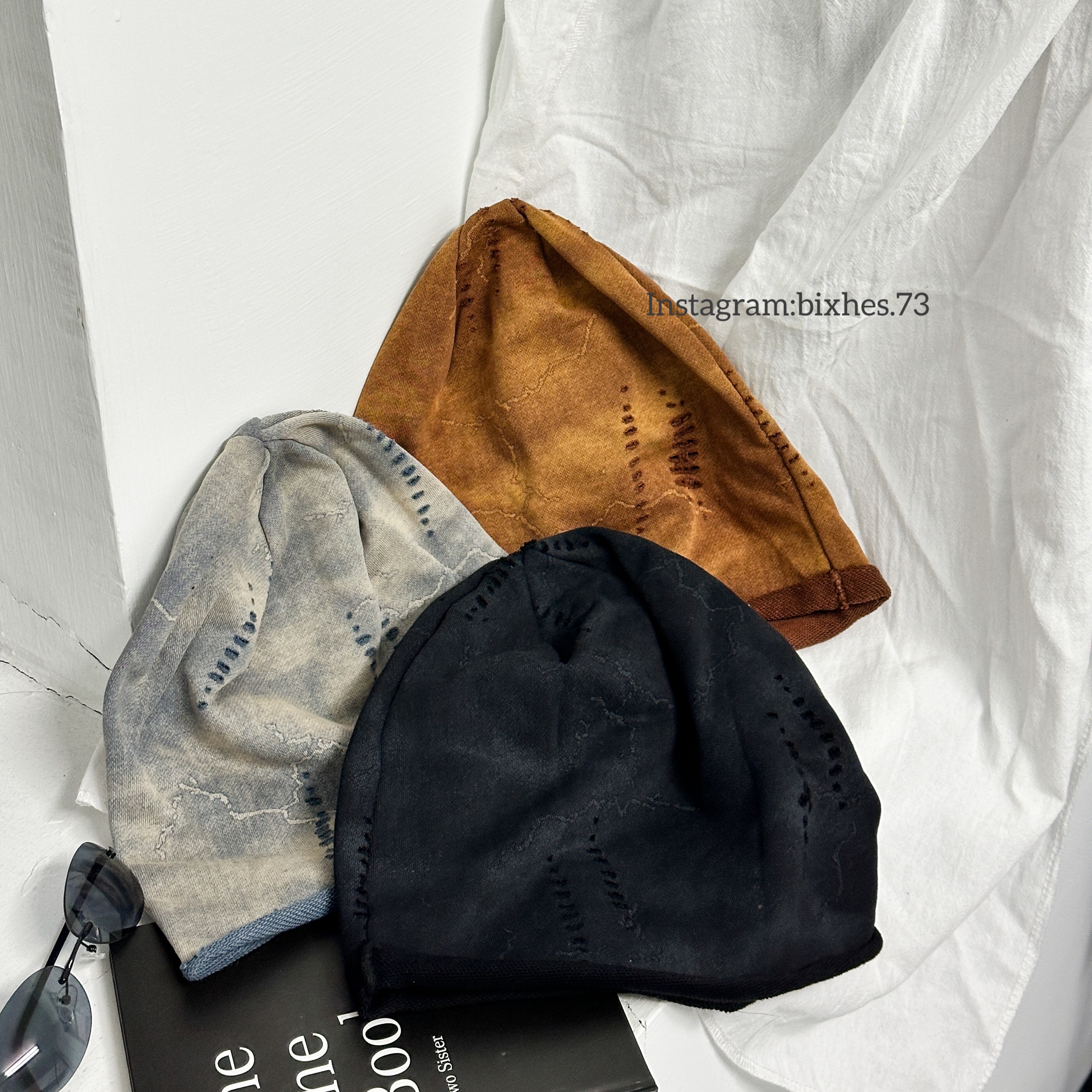 暈染破壞堆堆帽(H00007)