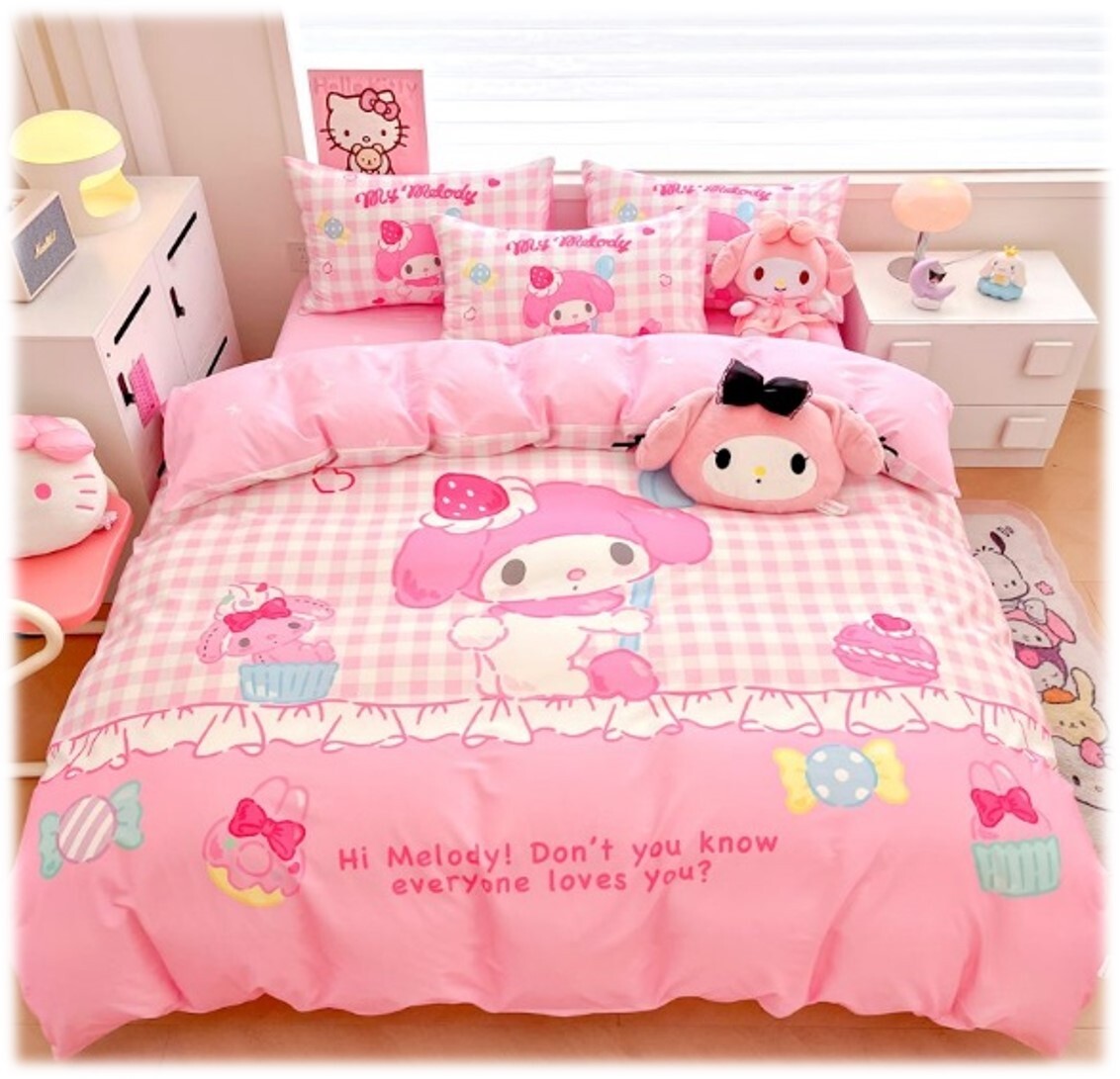 MY MELODY Sanrio |數碼印花純棉被套 枕頭套