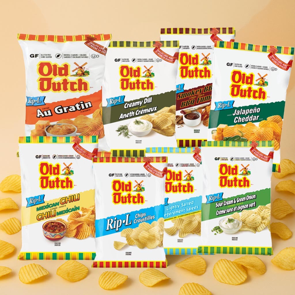 Old Dutch Rip-L 厚切波浪洋芋片 - 235g
