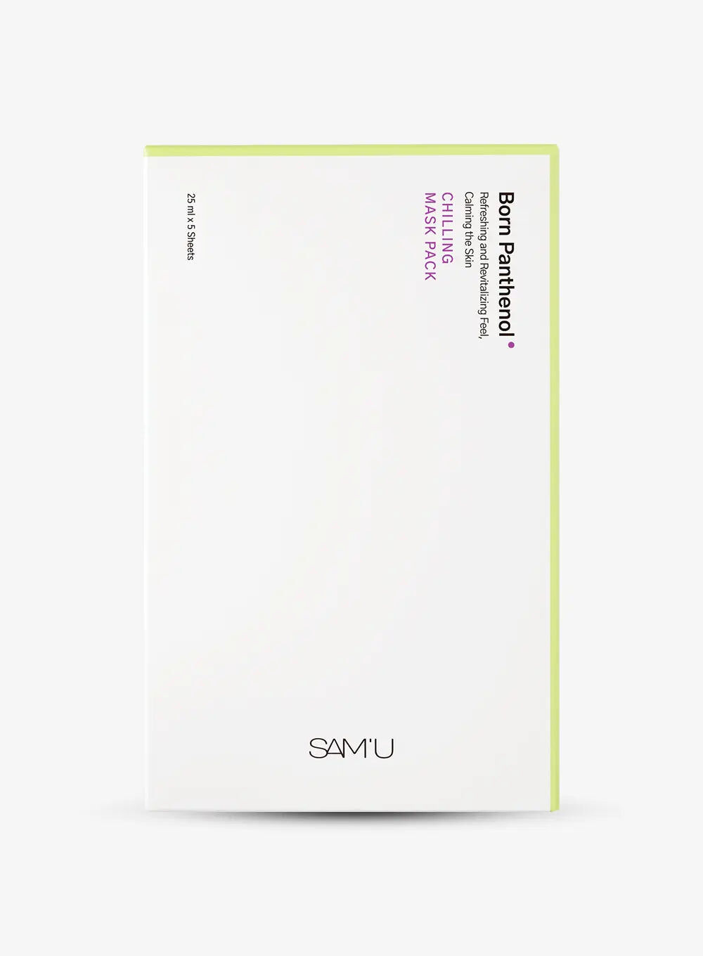 《限時團購優惠》SAM'U B5全效舒緩鎮定面膜5p Born Panthenol Chilling Mask Pack