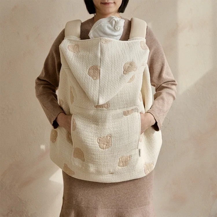 25F/W🍁DTD熊仔滿滿愛意系列-嬰兒背巾毯