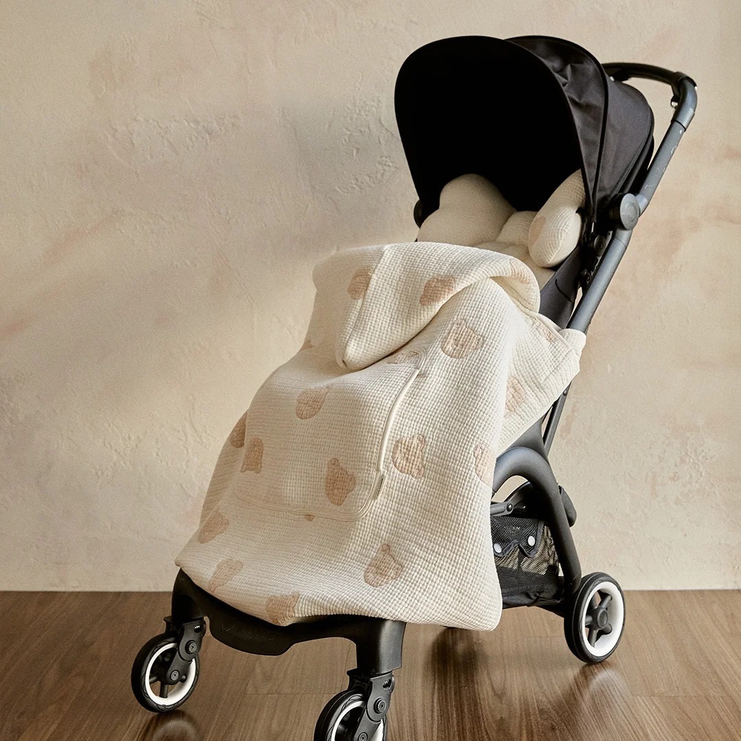 25F/W🍁DTD熊仔滿滿愛意系列-嬰兒背巾毯