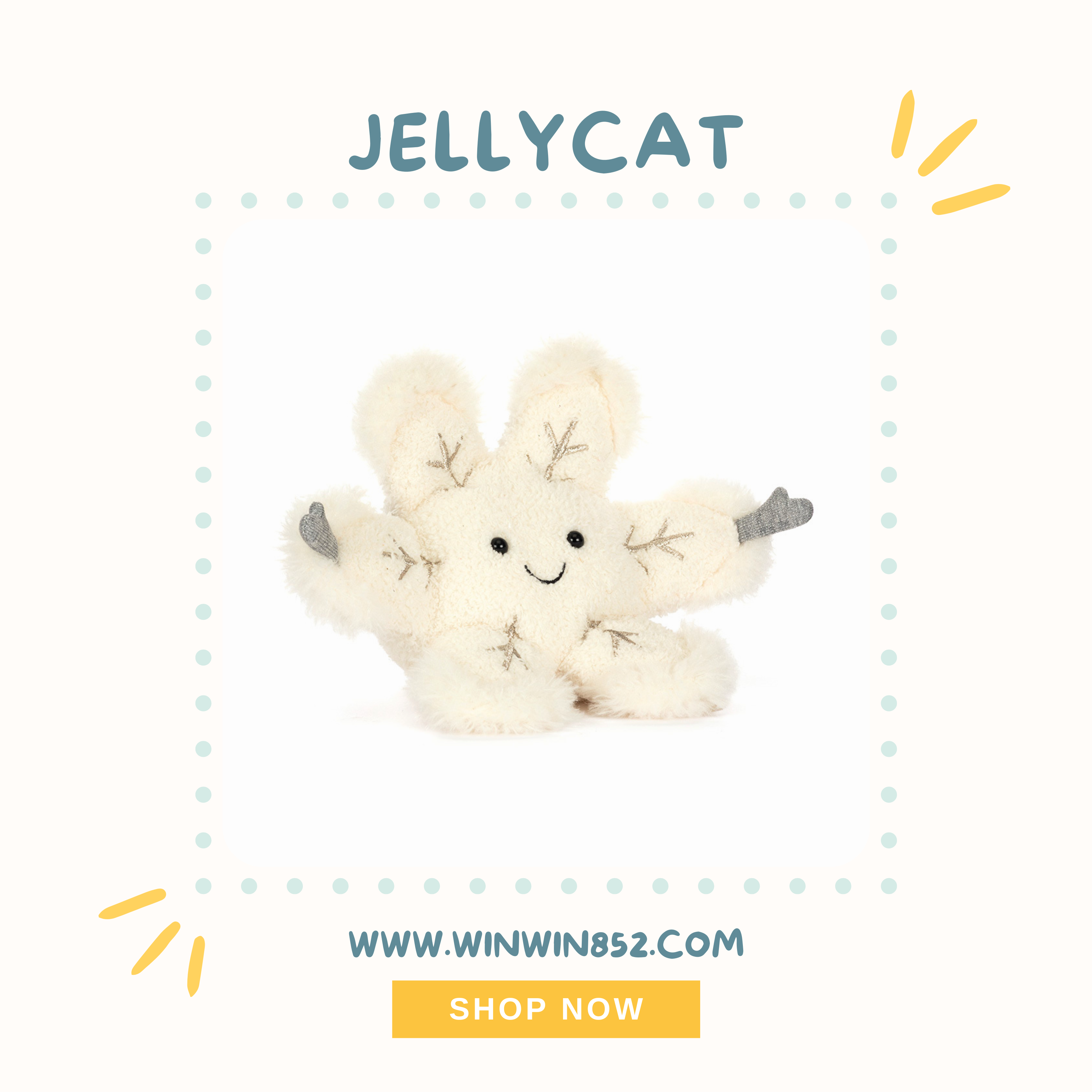 Jellycat Amuseables Snowflake