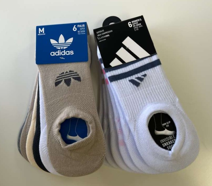 【現貨】ADIDAS H102450 女裝6對裝船襪