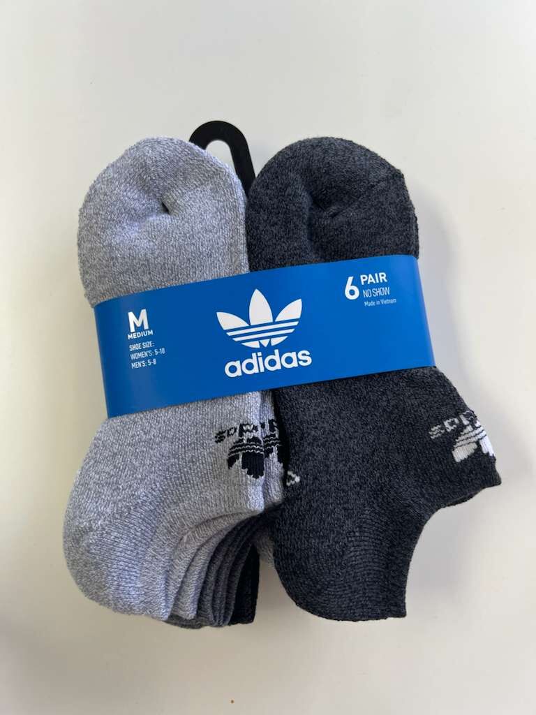 【預購】ADIDAS H102451 男女同款6對裝船襪
