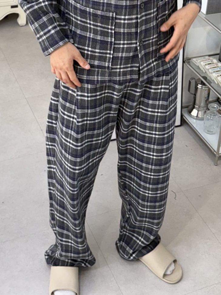 格仔鬆身褲 MALENKII-102P