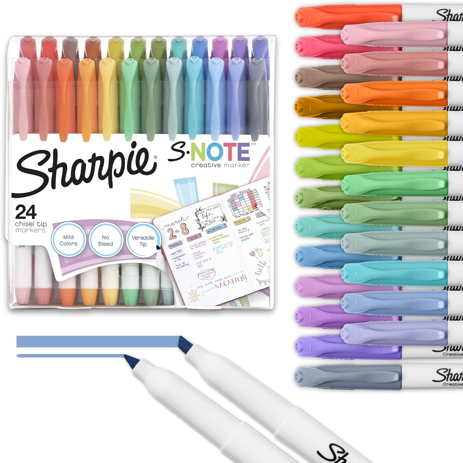 【預購】Sharpie S-Note H102403 創意標記筆 (24支裝)