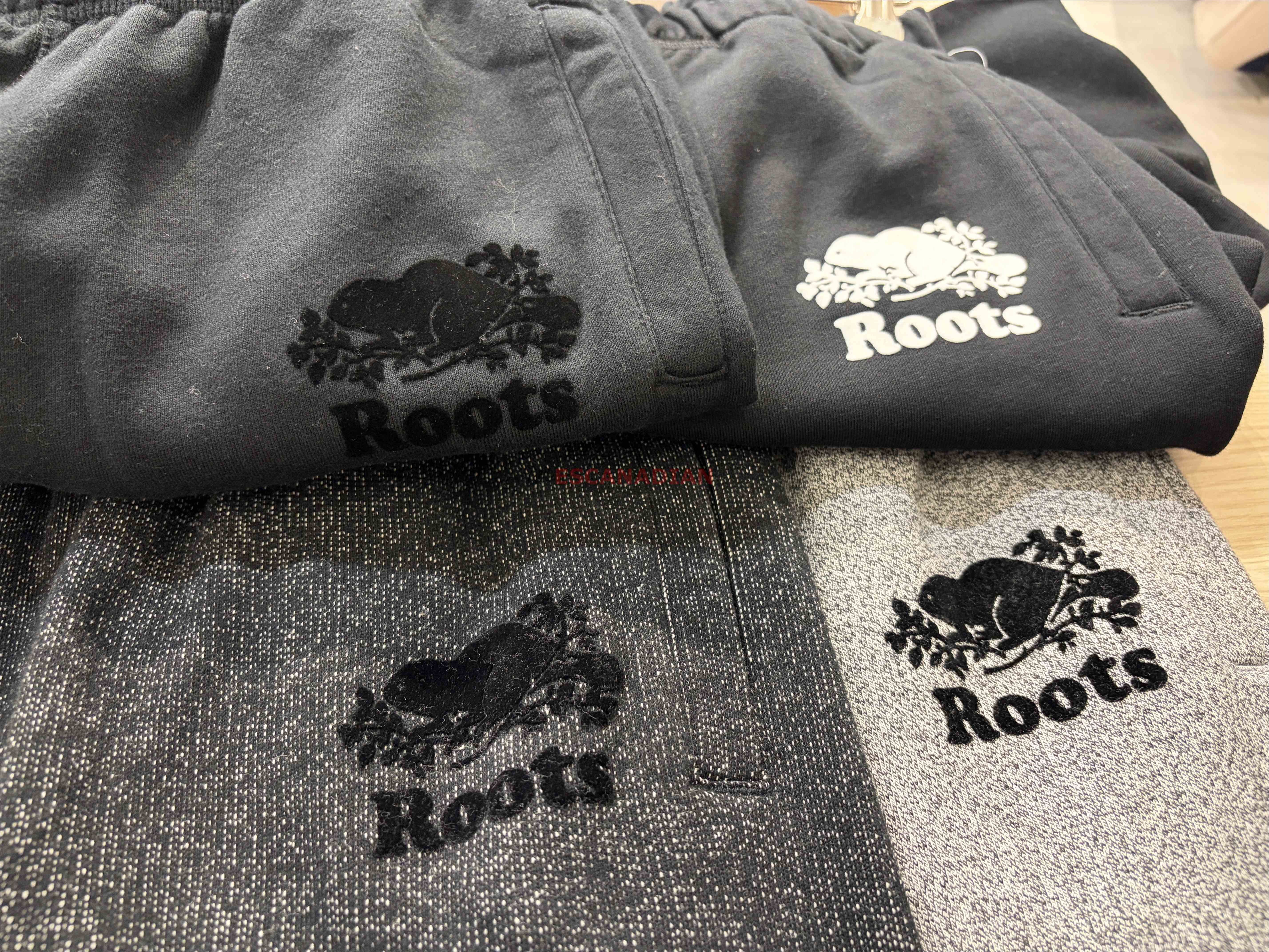 ROOTS 男大人 經典款 海狸 刷毛 縮口 棉褲 (4色)
