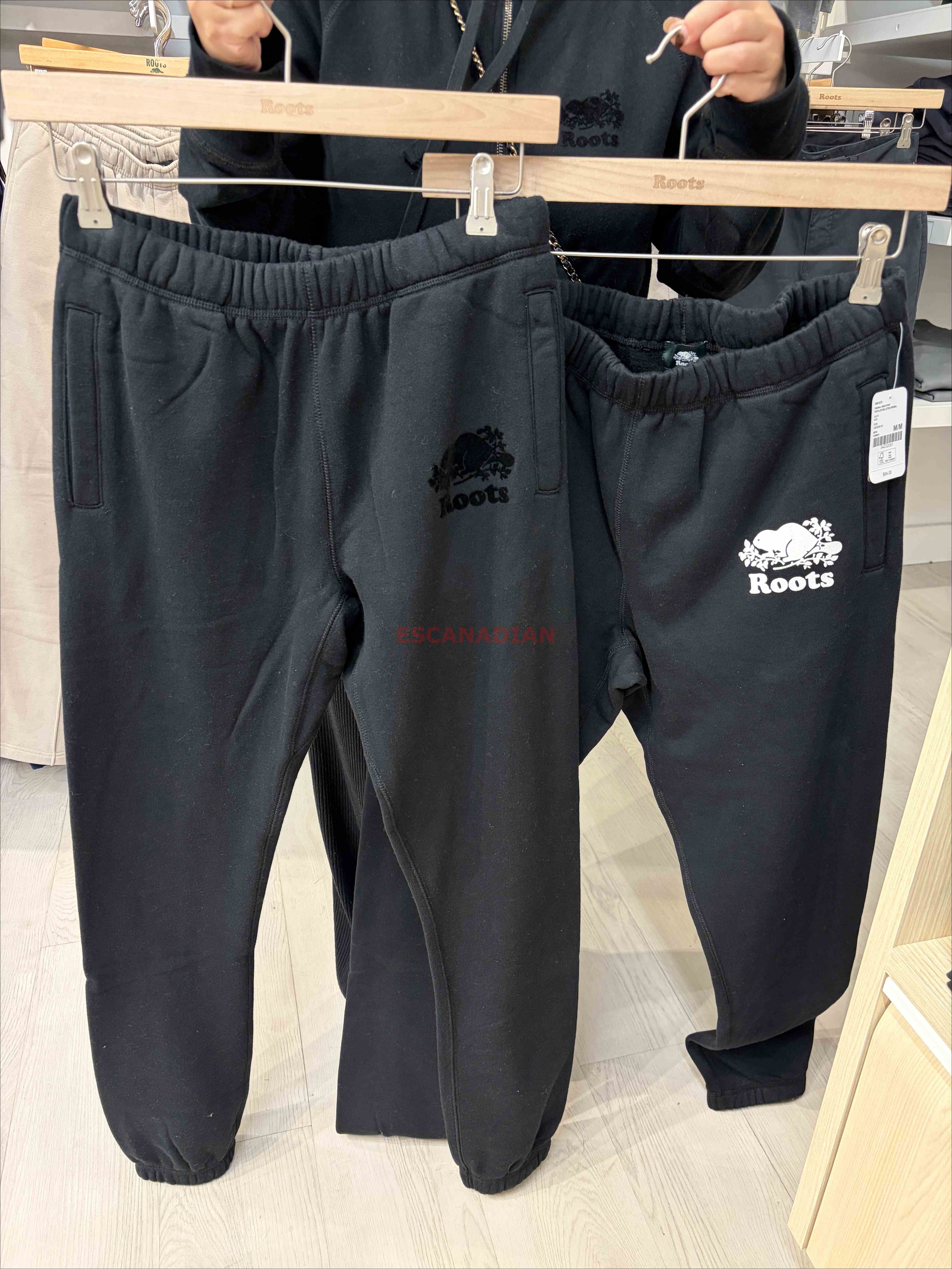 ROOTS 男大人 經典款 海狸 刷毛 縮口 棉褲 (4色)