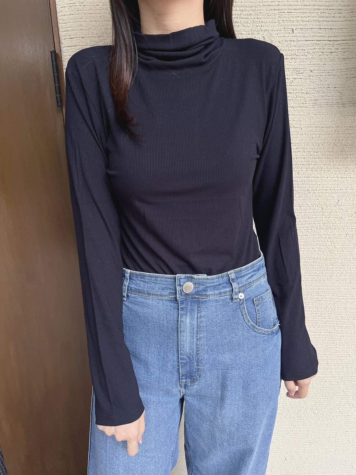 日本輕薄保暖底衫 高領