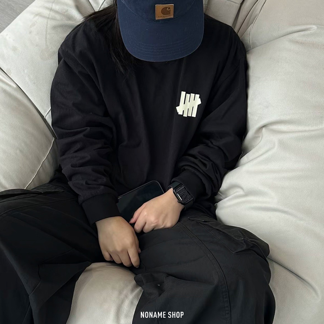 UNDEFEATED SS25 經典 撞色 LOGO 長袖 四色 (男款)