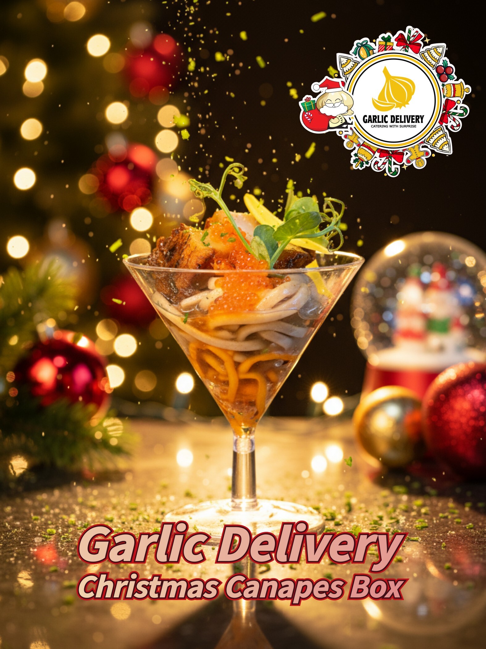 聖誕節 Canapes Box (每盒內有12件/12杯)