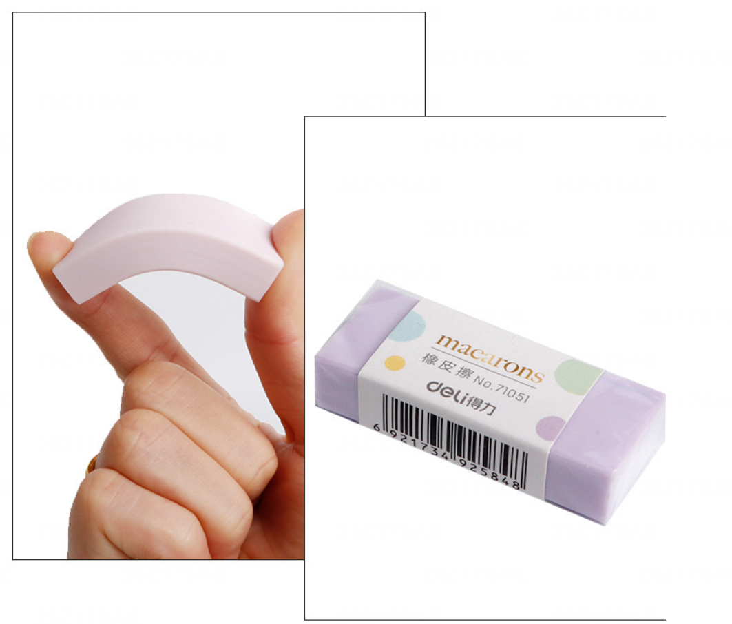 得力macarons橡皮擦（颜色随机）