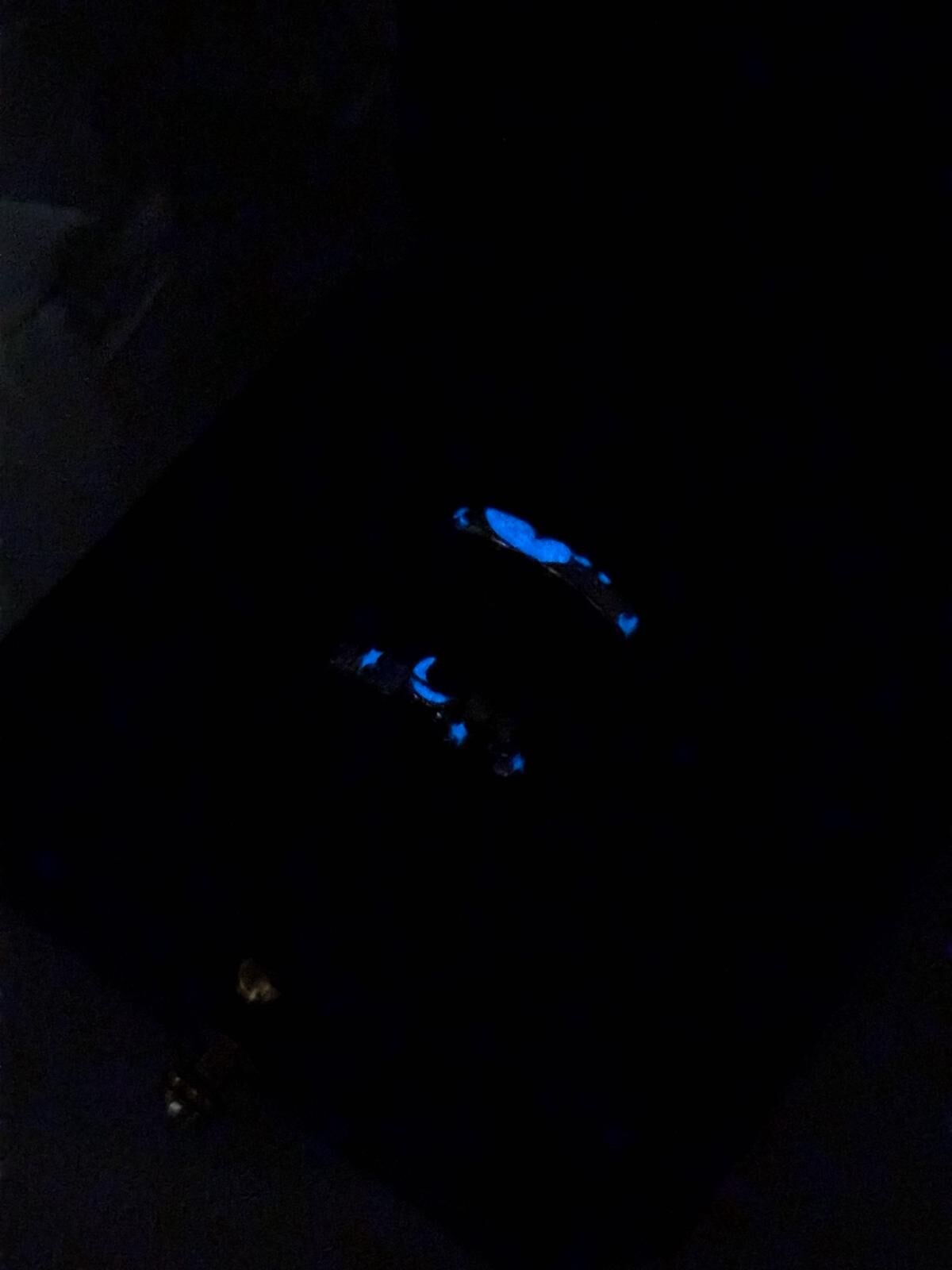 「星月寄舟·碧海承星」夜光情侶戒指💍 ｜鍍銀｜免費刻字✒️ ｜夜光對戒✨