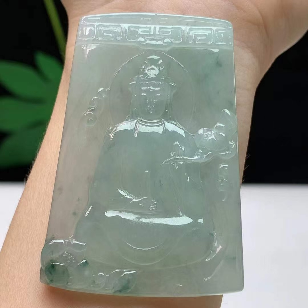 101438 翡翠大勢至菩薩