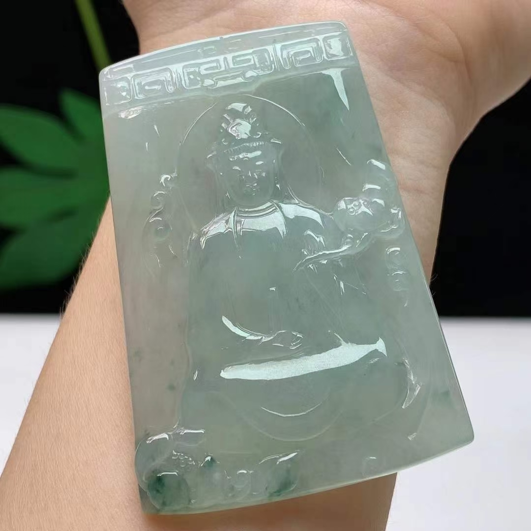 101438 翡翠大勢至菩薩