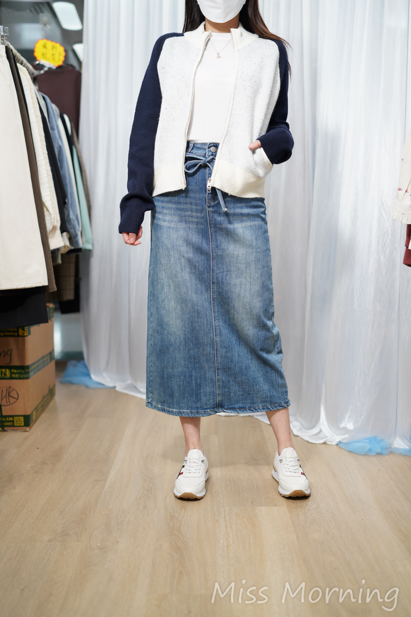 65%wool 星星牛角款外套(14877)