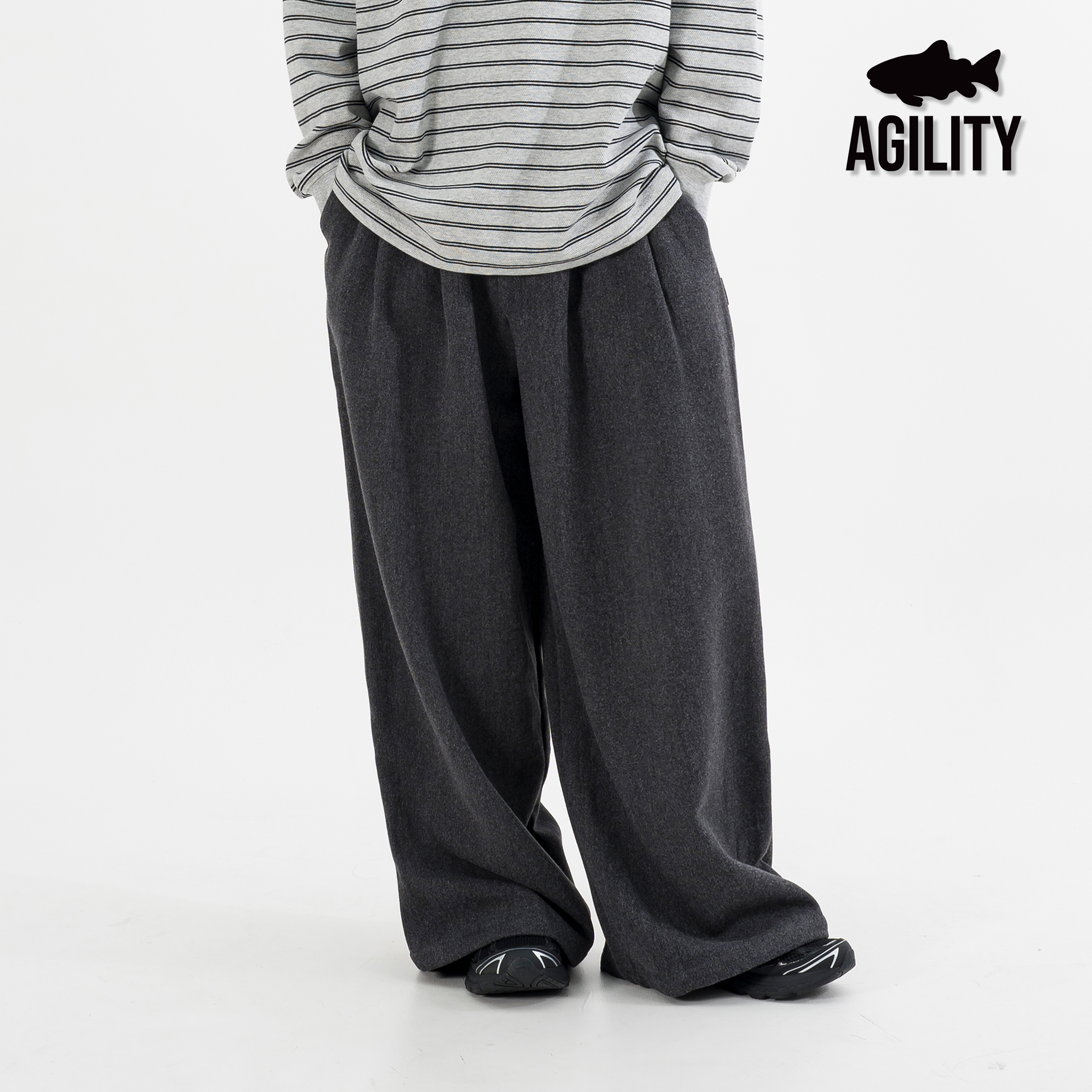 AGILITY Wool Blend Wide Leg Pants 混紗羊毛 闊腿 西裝長褲 [P30]