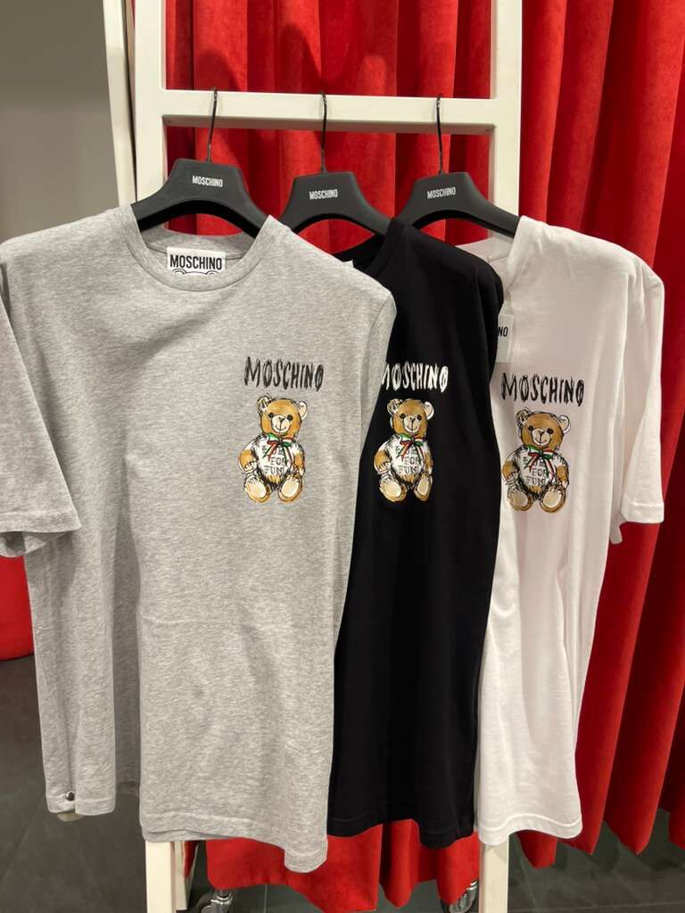 【直播】Moschino LL1025105 男裝熊仔圖案短袖上衣(ZZT0716 0241)
