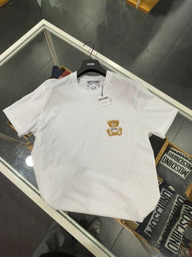 【直播】Moschino LL1025106 男裝Teddy Bear短袖上衣(白色)(ZRT0723 2041)
