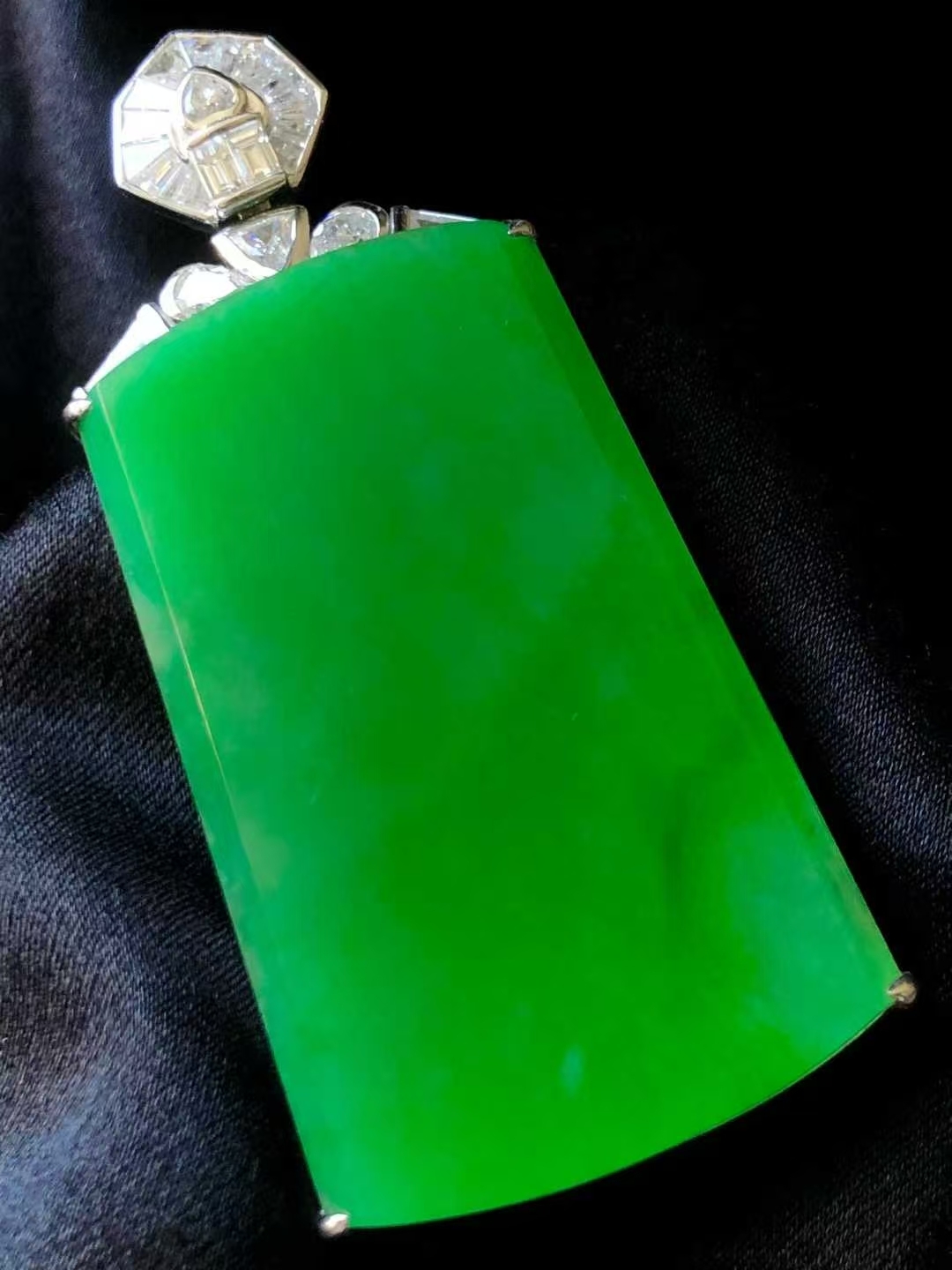 1014312 翡翠無事牌吊墜