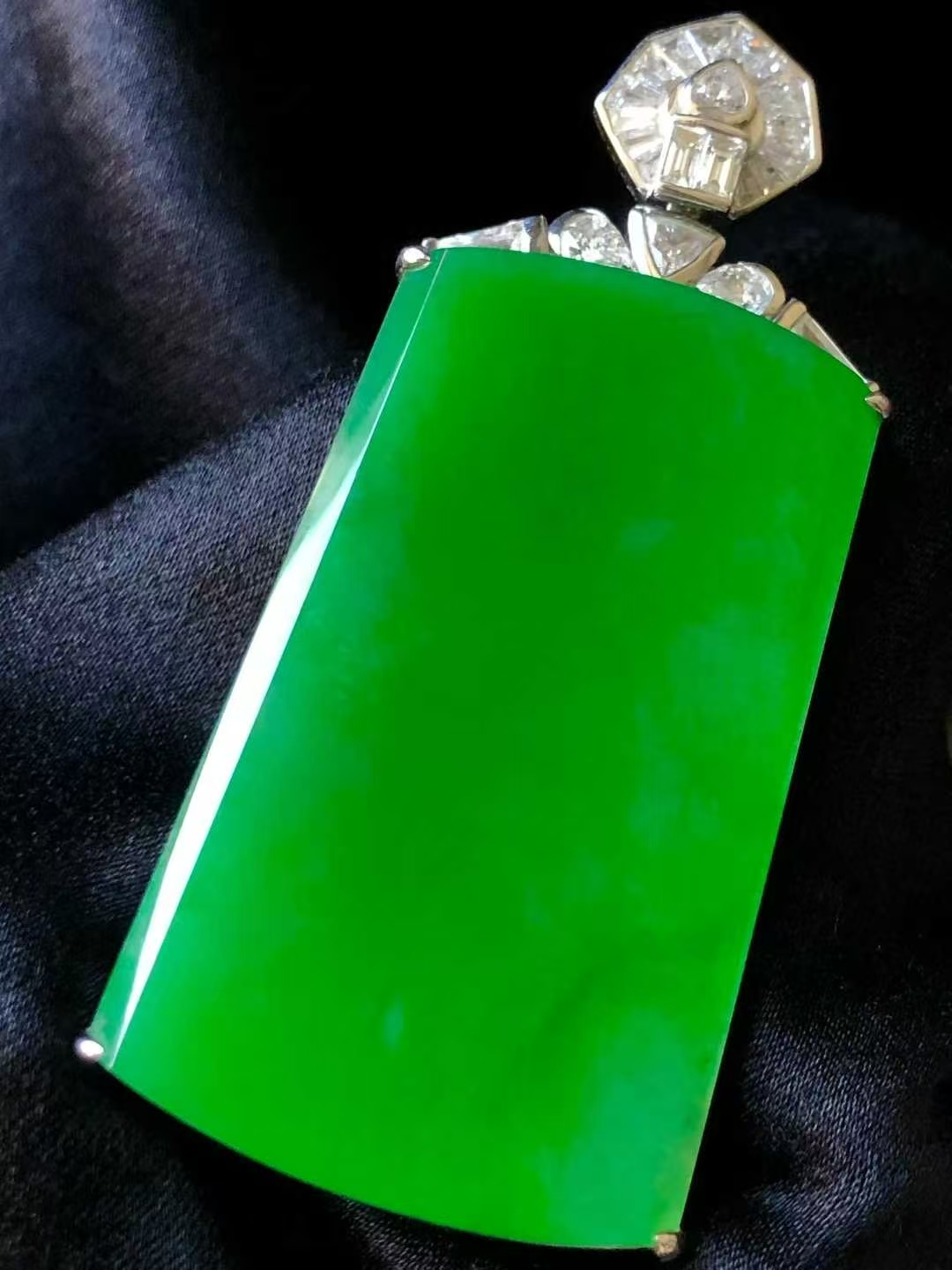 翡翠無事牌吊墜,天然翡翠A玉, 緬甸玉, Jade, Jadeite
