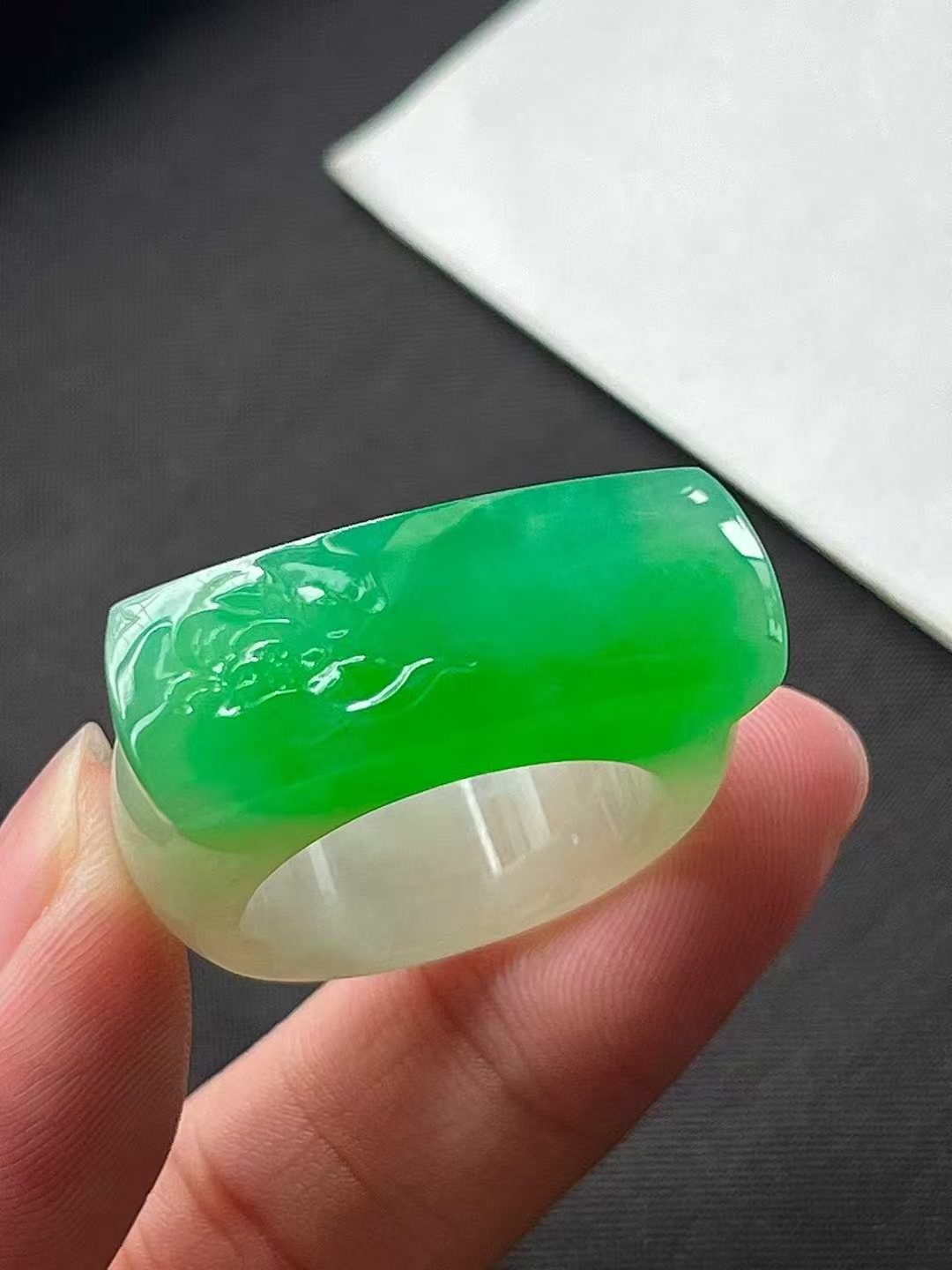 1014313 翡翠指環 (圈口 21mm)