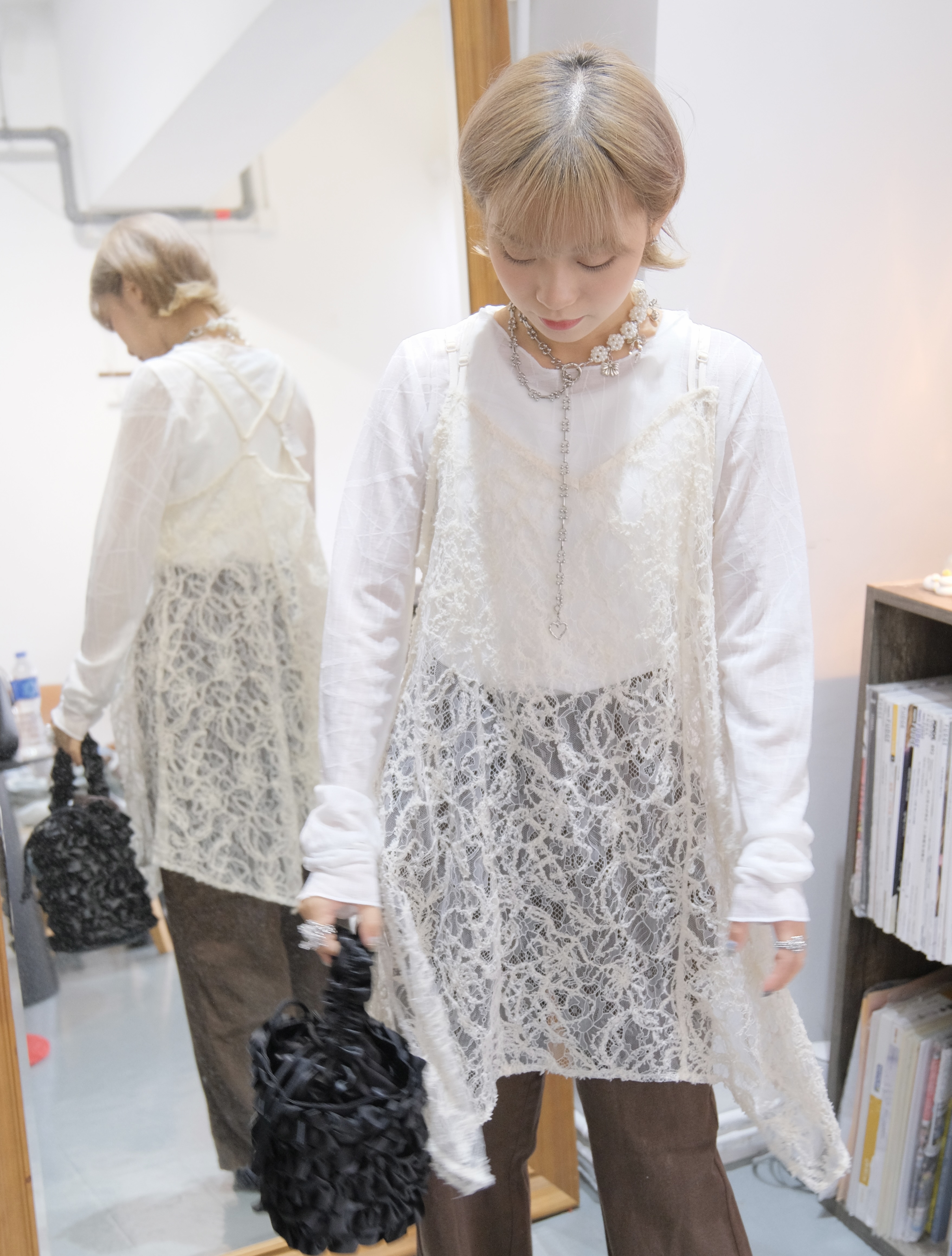 樹枝紋BASIC 透透Top