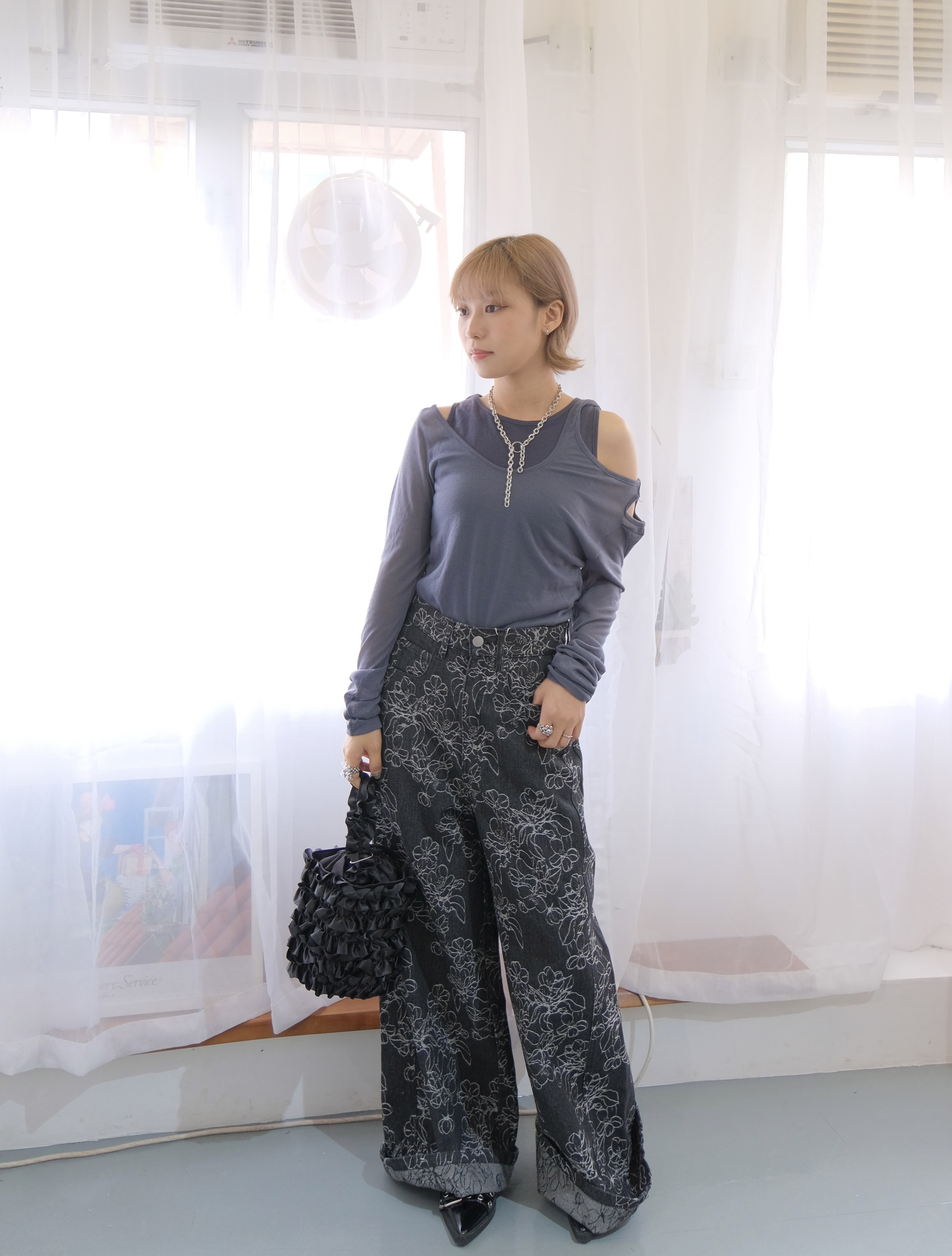 2件式露肩Set Top