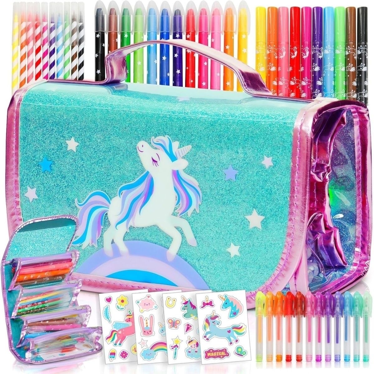 smiggle 独角兽 彩色笔套装