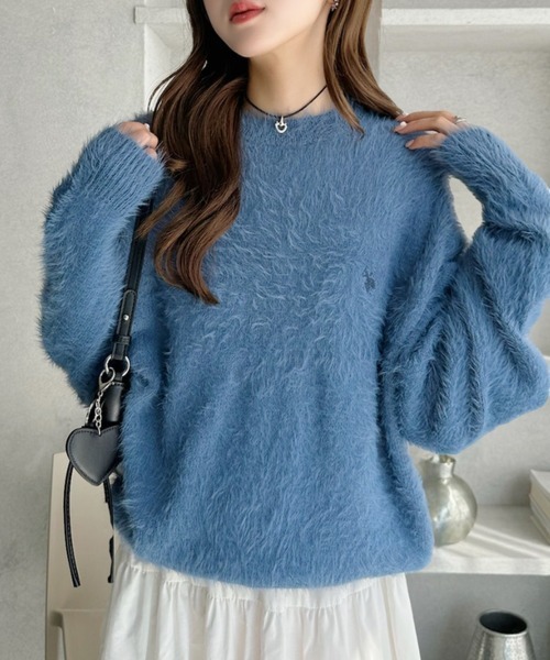 <快速出貨> U.S. POLO ASSN. 毛毛圓領毛衣 四色