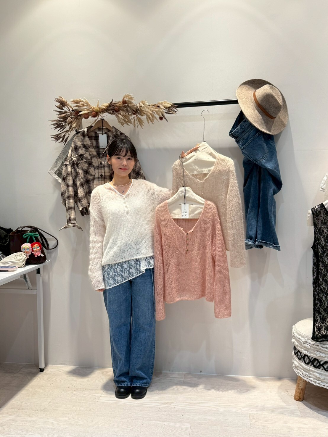 CP5105 溫柔到心坎的羊駝毛毛衣