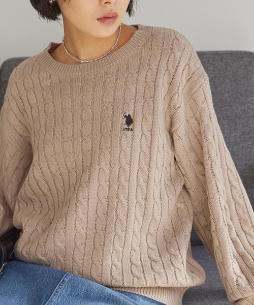 <快速出貨> U.S. POLO ASSN. 麻花針織毛衣 六色