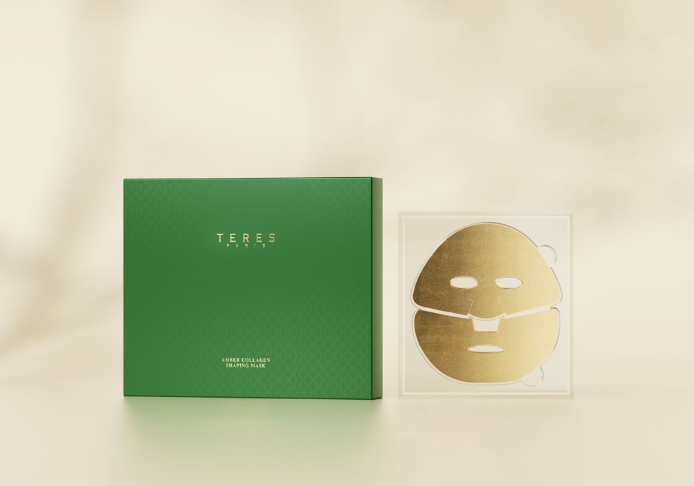(4934) 法國- TERES 琥珀金骨膠原面膜45ml + 精華液1g