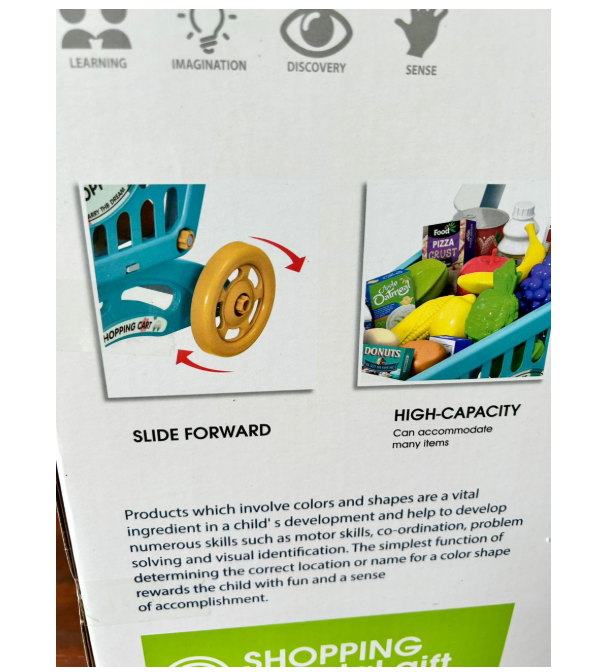 日常 market shopping cart过家家手推车（44x40x24.5cm）