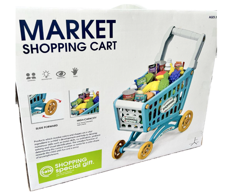 日常 market shopping cart过家家手推车（44x40x24.5cm）