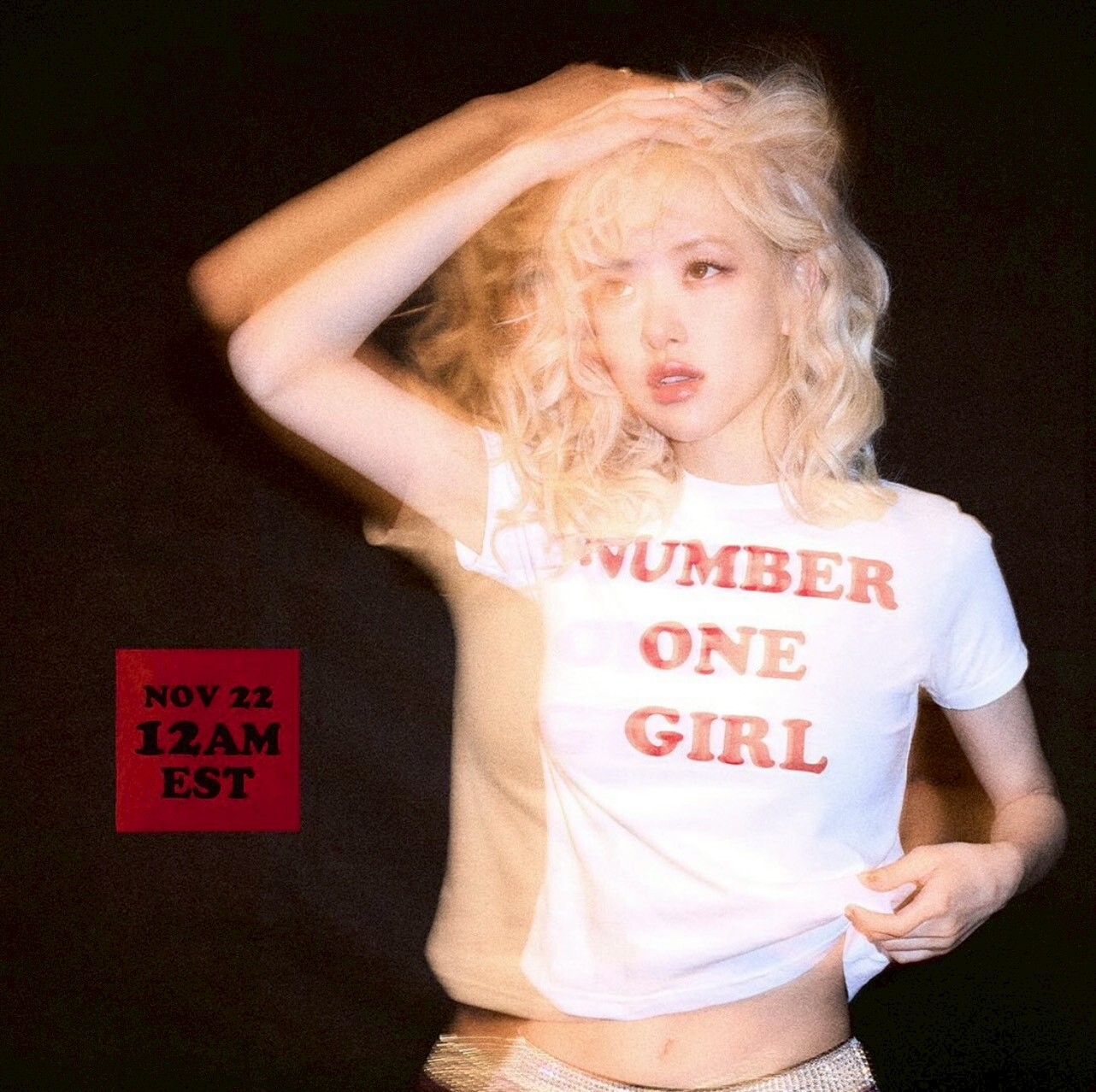 ROSÉ “Number One Girl” 快閃店限定 白色短袖 T