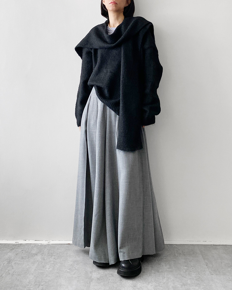 MFT-2816 2件式針織毛衣 ʙʟᴀᴄᴋ