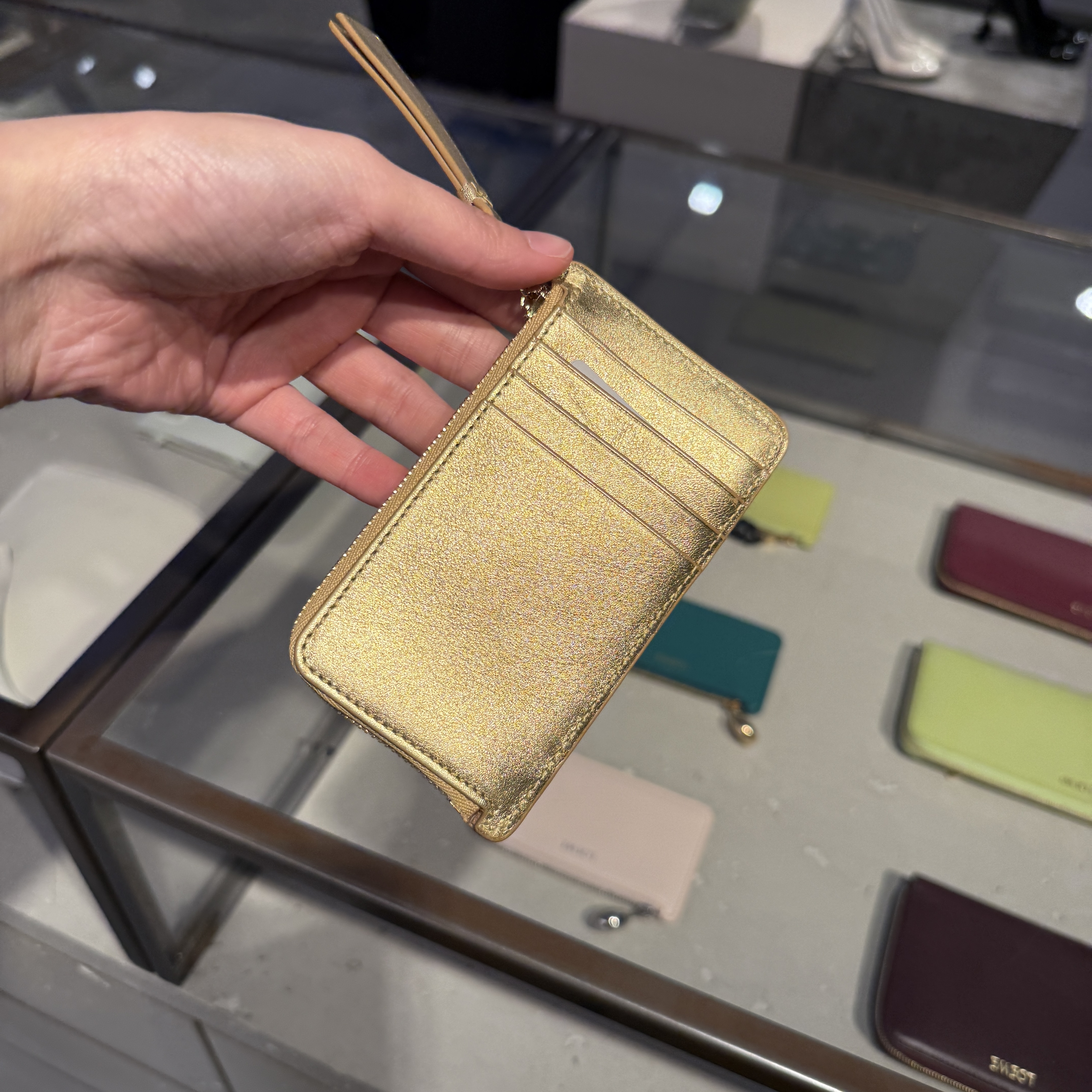 Loewe Puzzle Coin Cardholder Gold