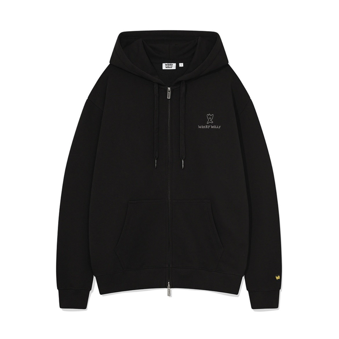 韓國 Wacky Willy 刺繡小飛人LOGO 連帽外套